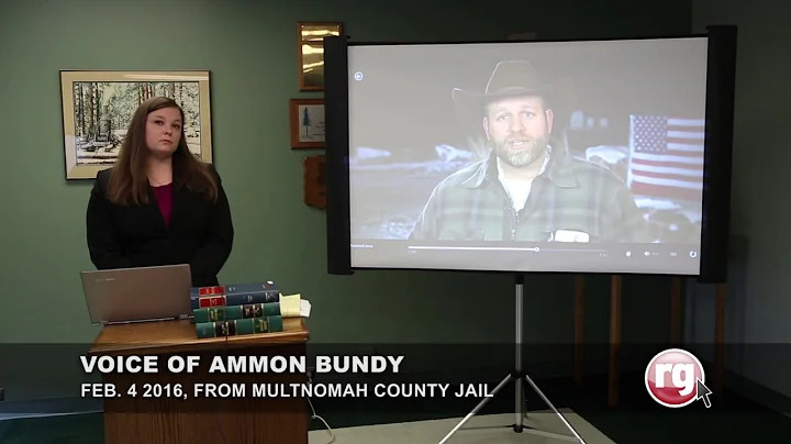 Ammon Bundy makes statement from jail