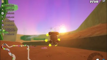 SuperTuxKart - Untested Place, 20 laps, reverse