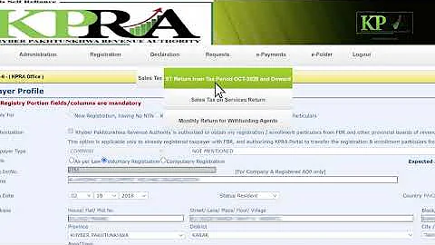 How to File Null Return with KPRA