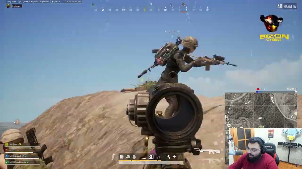 Bu dağın sahibi bizik! - Pubg (Miramar)