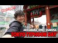 Tokyo Typhoon Day! Travel Tips & Real Situation (Tokyo Station, Asakusa, Ueno & Akihabara) Ep.640