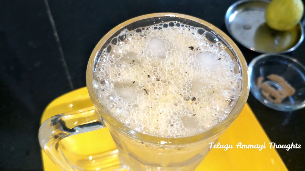 Masala Soda Recipe in telugu Home Made Masala Nimbu Soda soda