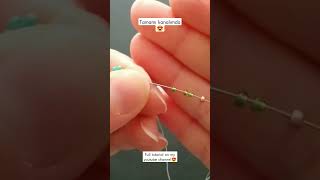 Boncuktan Dallı Papatyalı Bileklik Yapımı Beaded Daisy Leaf Bracelet Making Sweet Bracelet