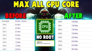 Max All CPU Core - How To Overclock CPU On Android No Root | No Root Overclock - No Lag screenshot 2