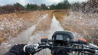 SUZUKI DR125 off road ride