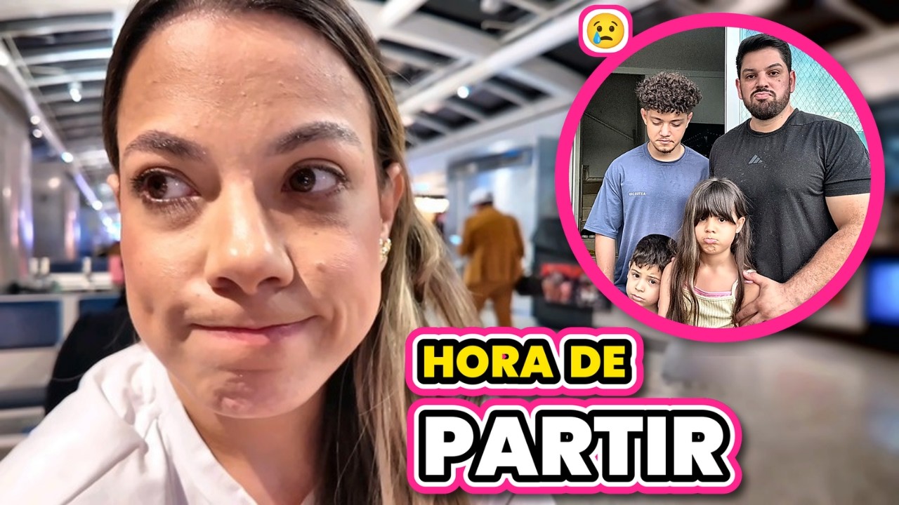 O MOMENTO MAIS DIFÍCIL: Minhas ÚLTIMAS HORAS antes do EMBARQUE * Emoção | Kathy Castricini
