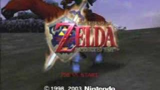 Video thumbnail of "Zelda Ocarina of Time game Intro"