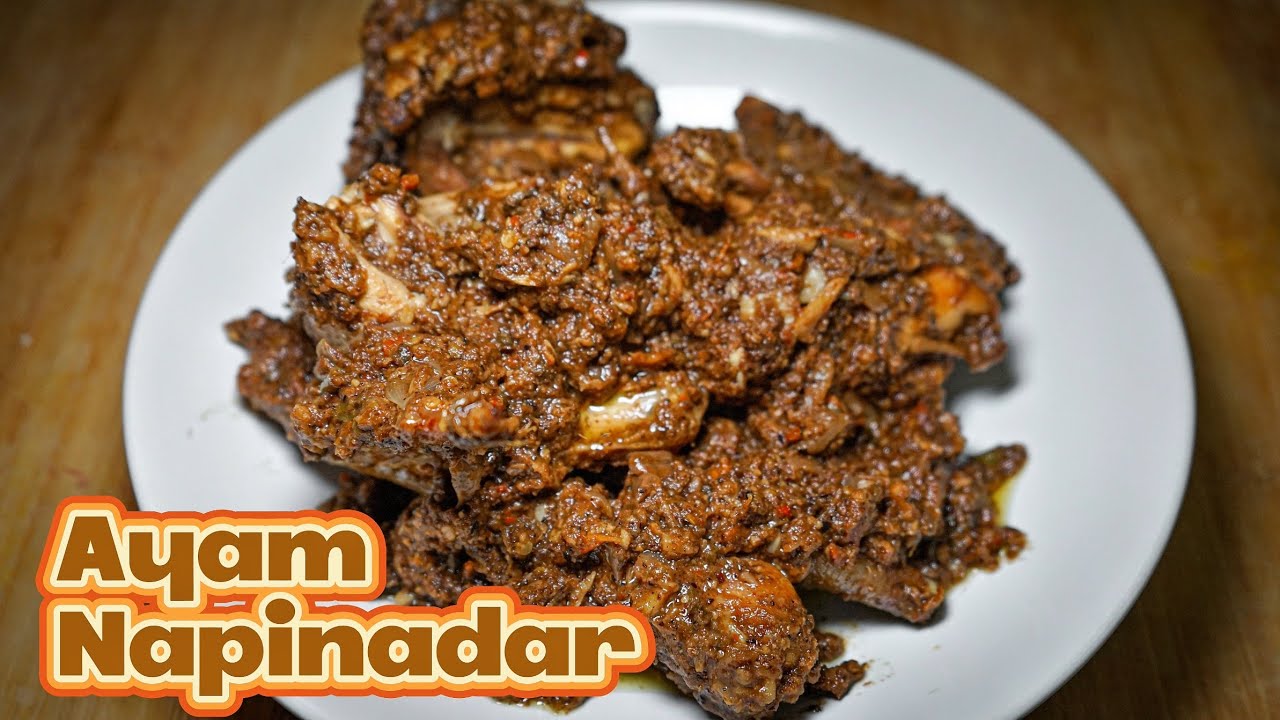 Masak Ayam Napinadar Kelapa Gongseng Khas Batak Tanpa Darah