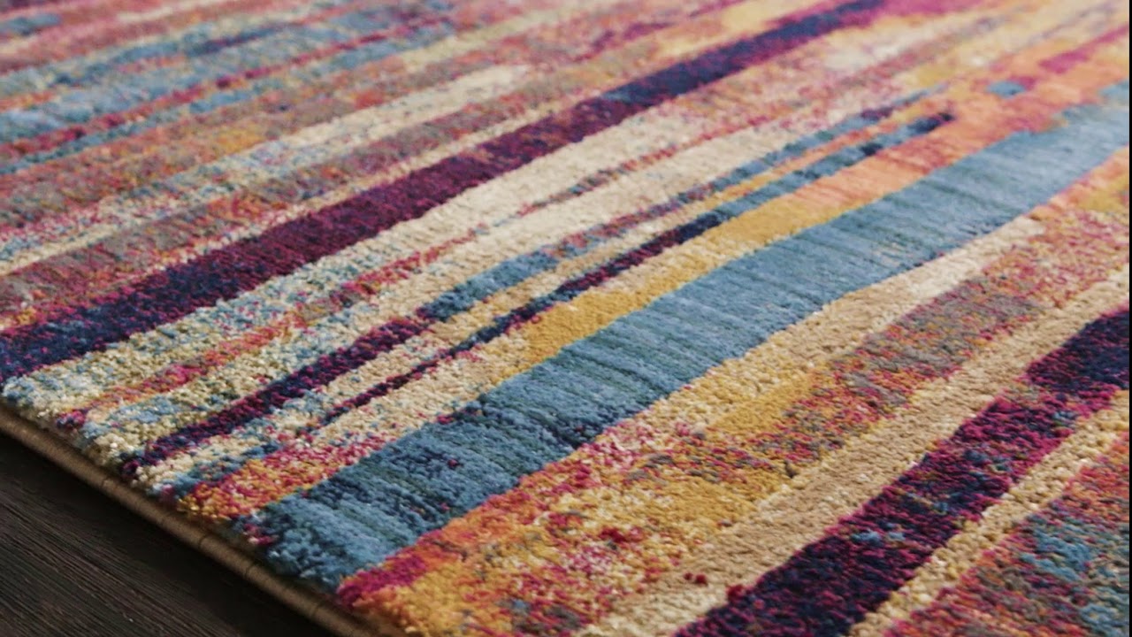 Loloi Rugs With Raspberry Loloi Dreamscape Dm-03 Raspberry - Multi Area Rug - YouTube