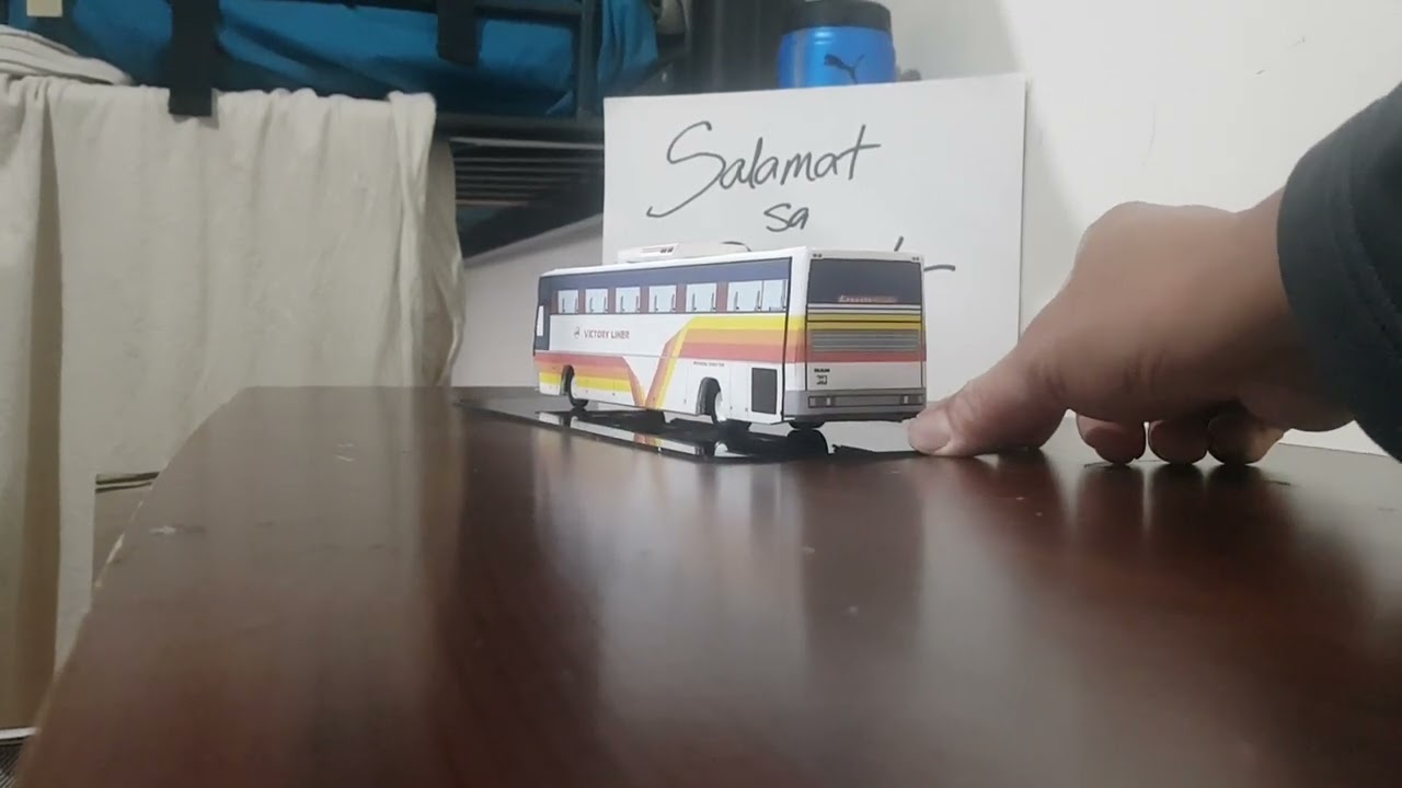 Victory Liner DMMW Lions Star.  My Philippine bus miniature version
