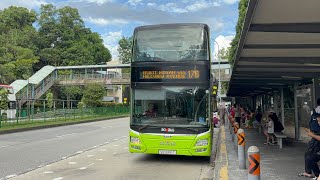 SMRT Buses MAN ND323F A95 (Batch 3) SG5885T on Service 176 departing Bus Stop 43419