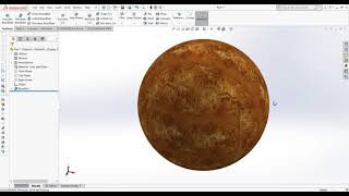 Modeling and Animation of Planets in SolidWorks | Venus screenshot 3