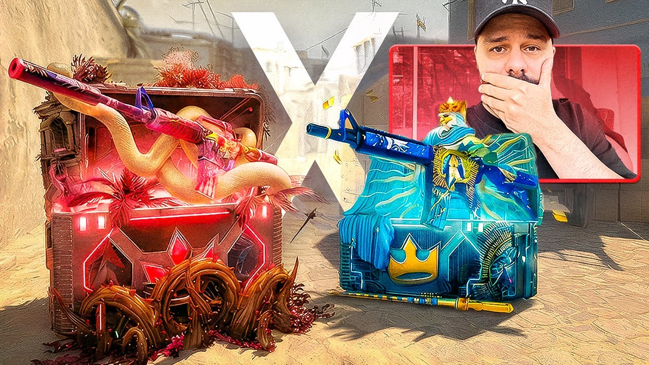 Qual é melhor? Random M4A4 x Random M4A1-S no TOPSKIN! 😳