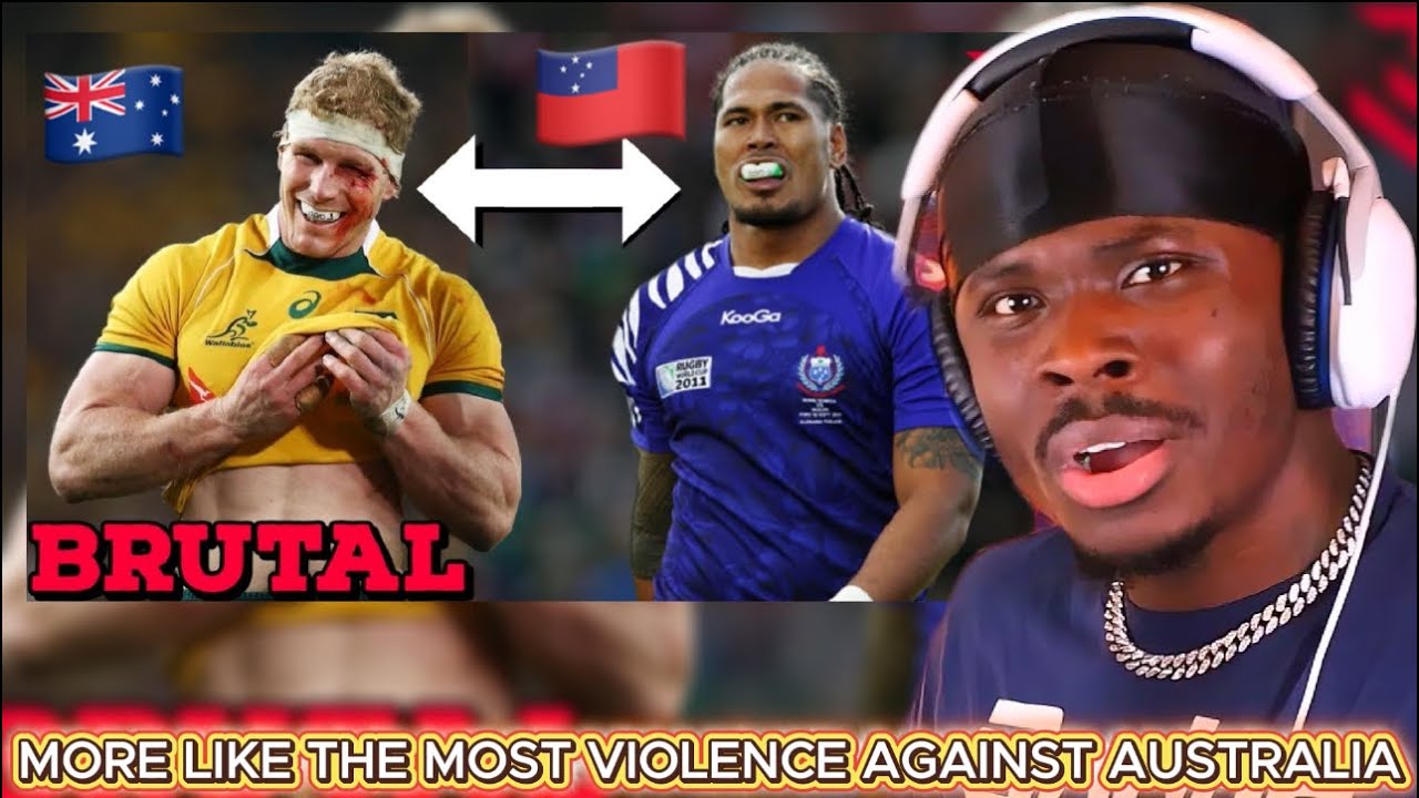 🇺🇸NFL FAN REACT TO THE MOST VIOLENT RUGBY MATCH EVER😱 🇼🇸SAMOA VS ...
