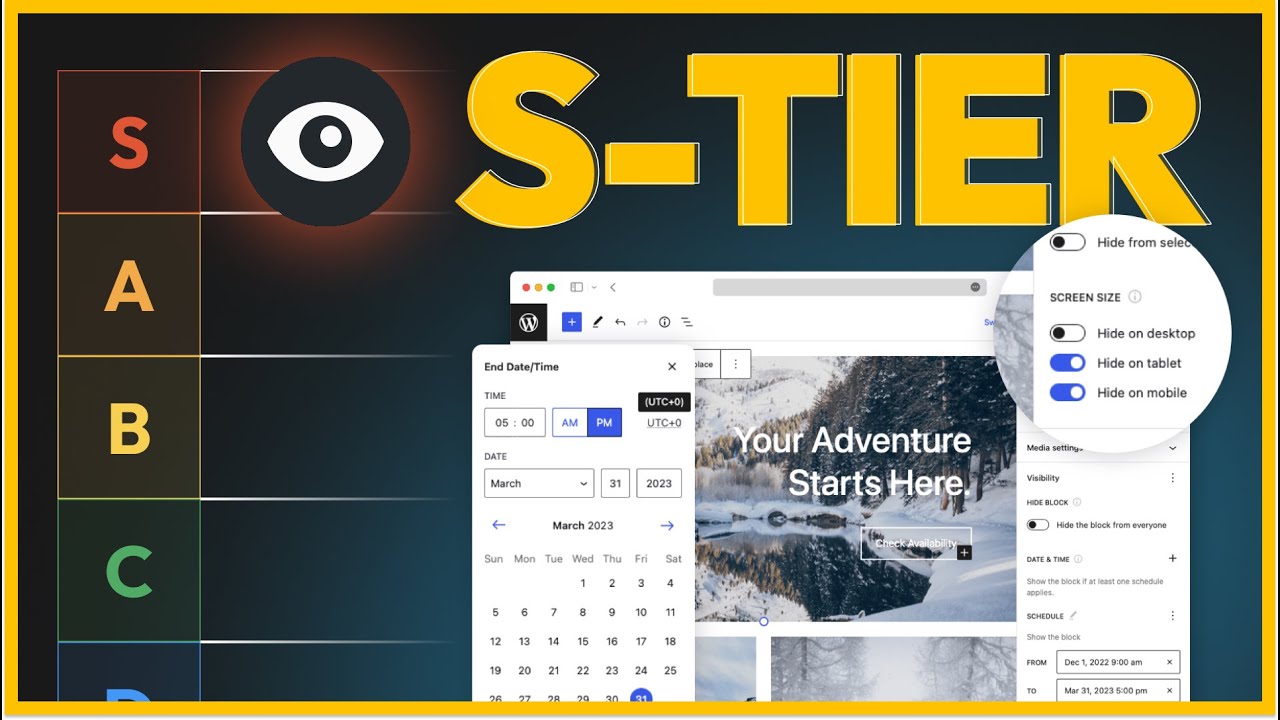Building Smarter WordPress Websites: Block Visibility is a total CHEAT-CODE!