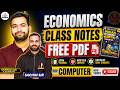 📘 Free Economics Class Notes PDF Sachin Sir + Computer New Series Start Radhika Ma'am | RBE