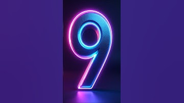 #shorts ✨ Neon Countdown: 10 Seconds of Bright Energy ✨🔥💡🎉 #youtubecreatorcommunity