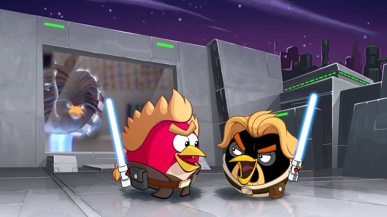 Angry Birds Star Wars 2 Telepods Commercial ft Chewie out September 19 ...