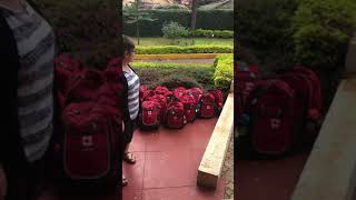 Delivering the Backpacks