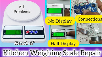 How to Repair Kitchen Weighing Scale Repair at Home in Telugu