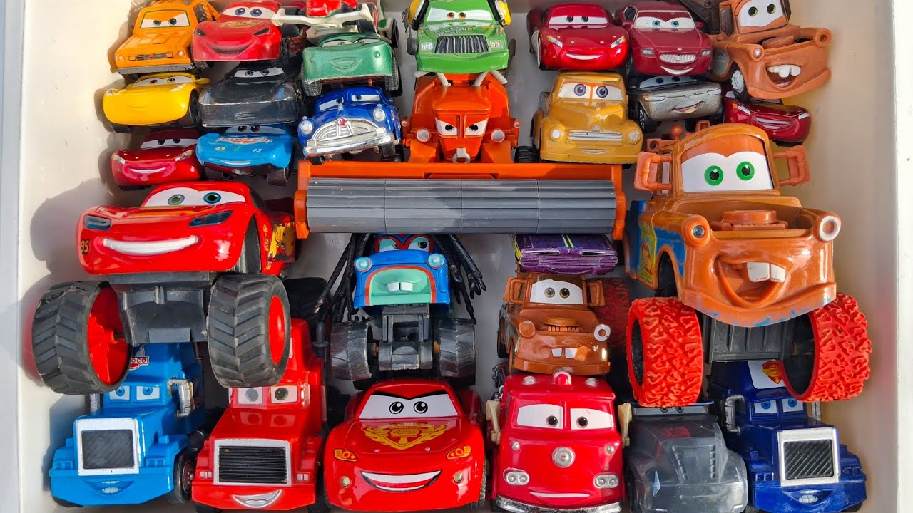 Disney Pixar Cars Unboxing Review | Lightning McQueen, Tow Mater, Doc Hudson, Sally Carrera, Cruz.