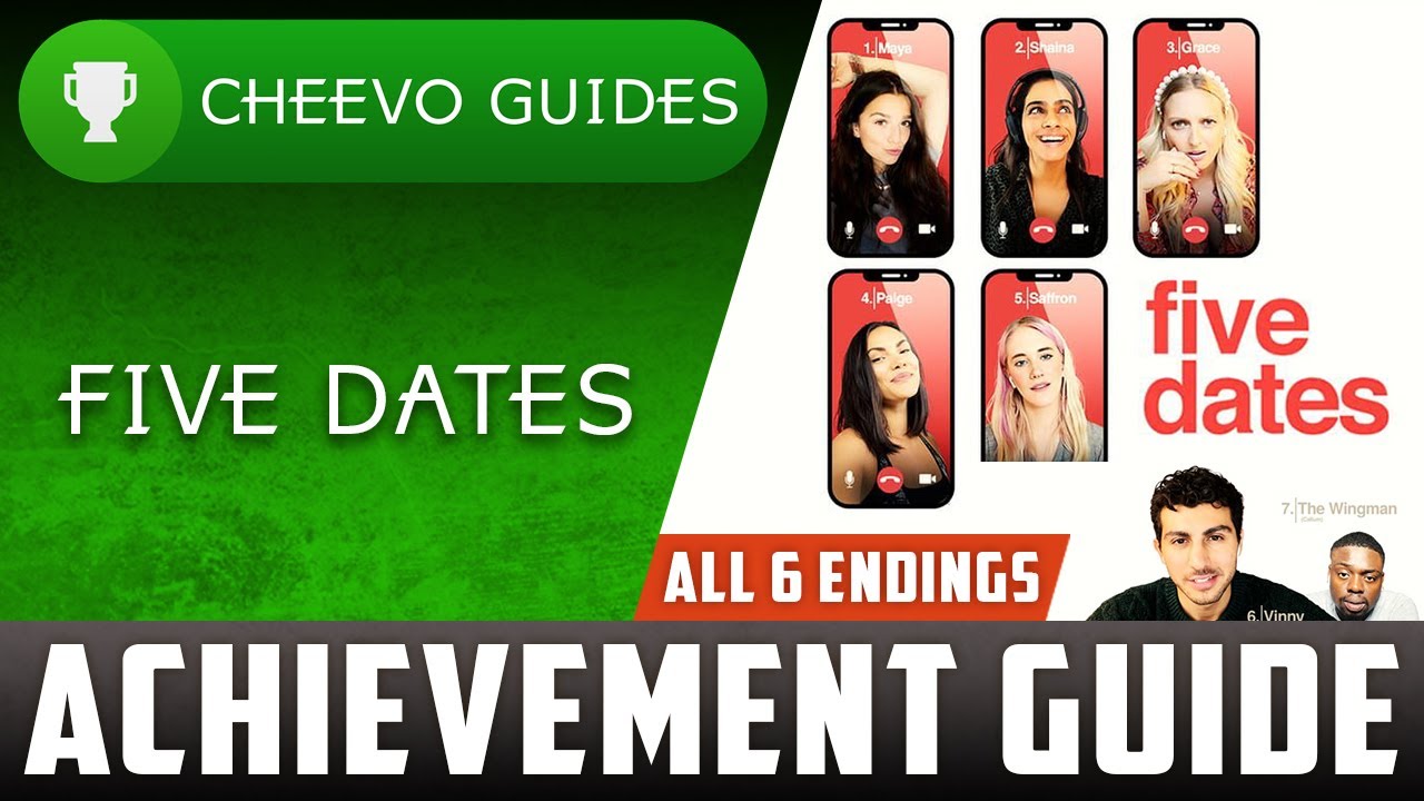 Five Dates Achievement Trophy Guide Xbox All 6 Endings Youtube