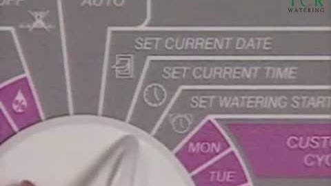 Programming a Rain Bird ESP Controller /  Changing the time