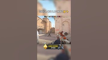 SKILL OR LUCKY?🤔👇 #CS2 #VALVE