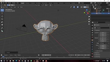HOW TO SET A MONKEYS HEAD ON FIRE IN BLENDER 3D
