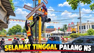 WELCOME SIEMENS!! JPL 30 Pasar Senen Railway Crossing Now Active With State-of-the-Art New Gates