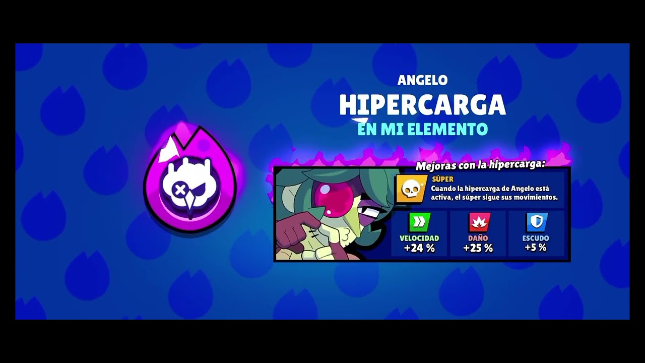 brawl stars hipercarga de angelo - YouTube