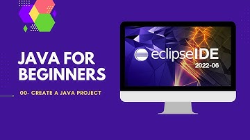00 How to Create a Java Project in Eclipse |  Java for beginners | ECLIPSE
