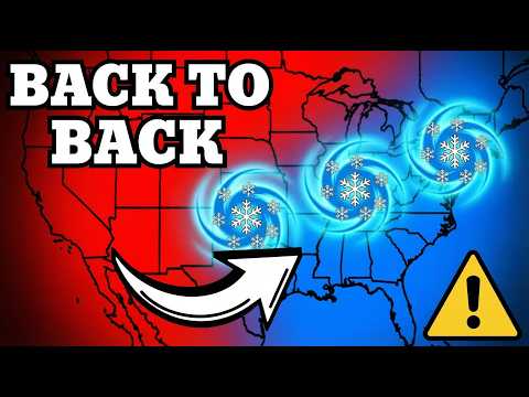 Video Back to Back Storms Are Now Lined Up Across USA