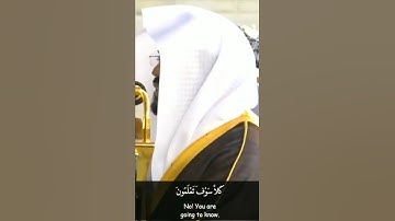 سورة التكاثر بصوت الشيخ ياسر الدوسري