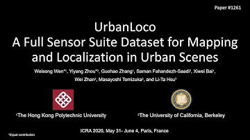 UrbanLoco: A Full Sensor Suite Dataset for Mapping and Localization in Urban Scenes