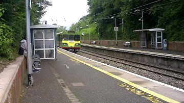 DART flying past Shankill Station!!! ( Non-stop )