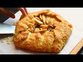 Apple Galette with Flaky Crust and Gooey Apple Filling  | Easy Recipe for Homemade Apple Galette