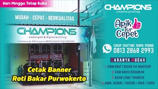 Cetak Banner Roti Bakar Purwokerto WA 0813 2868 2993