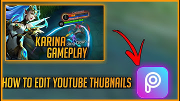 How to edit a Youtube Thumbnail for Mobile Legends🔥 | PicsArt | Cleared ML 2.0