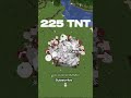 225 TNT EXPLOSION ON MINECRAFT #minecraft #tnt