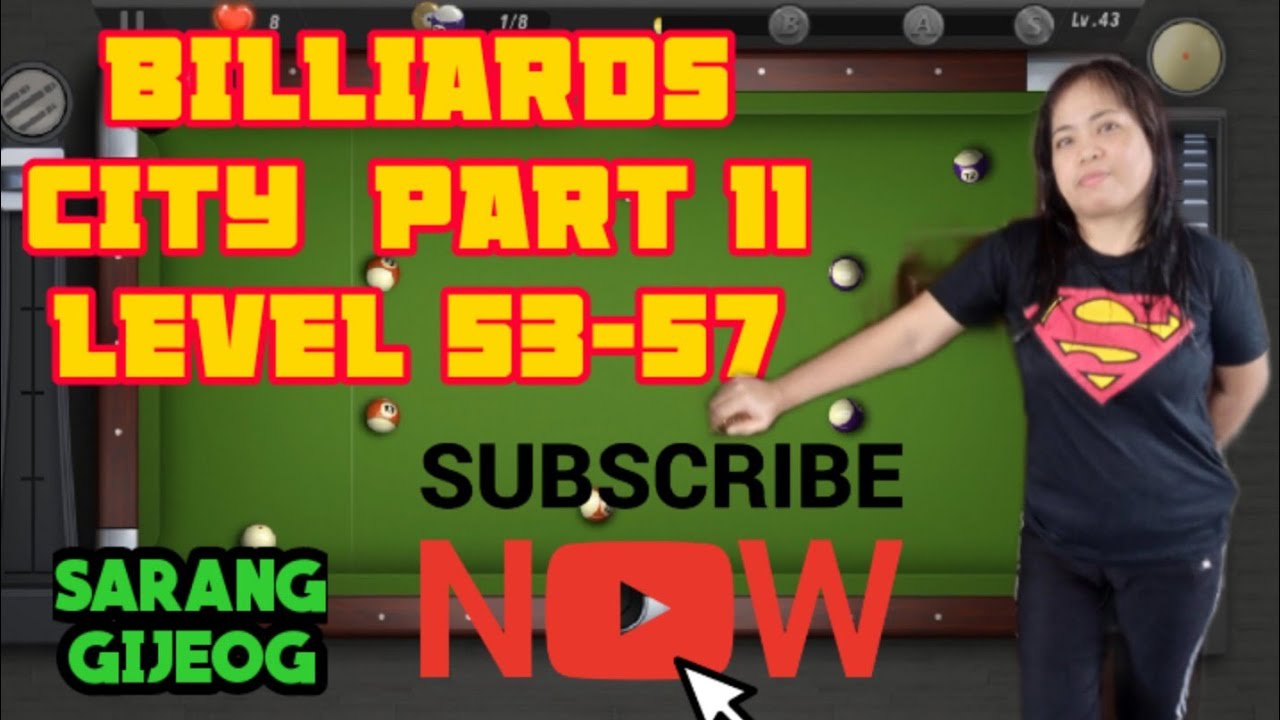 BILLIARDS CITY Part 11 level 5357 YouTube