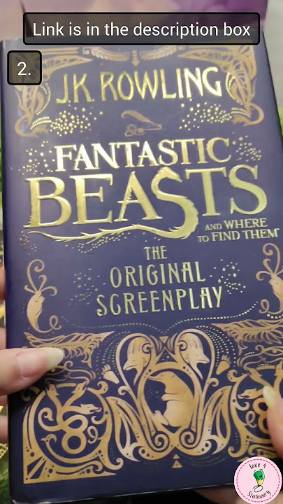 Harry Potter and the Cursed Child and fantastic beast series #harrypotter #shorts #love4stationery