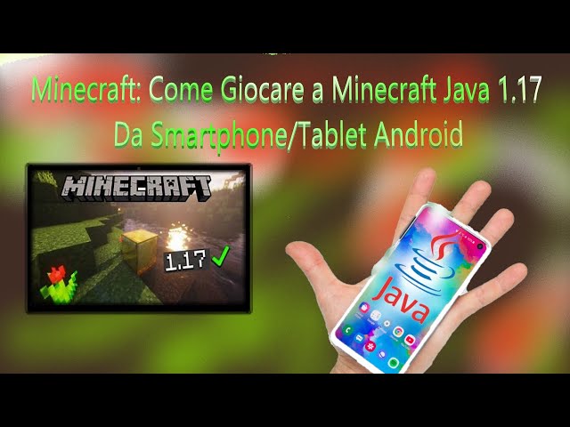 Minecraft: Come Giocare a Minecraft Java 1.17 Da Smartphone/Tablet Android  