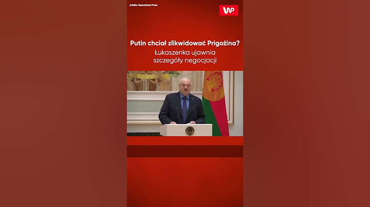 Putin chciał ZLIKWIDOWAĆ Prigożyna? Łukaszenka o SZCZEGÓŁACH negocjacji #shorts