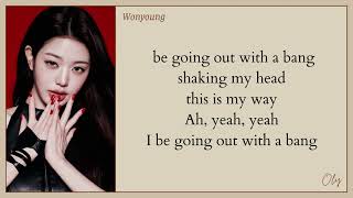 IVE BANG BANG Easy Lyrics 