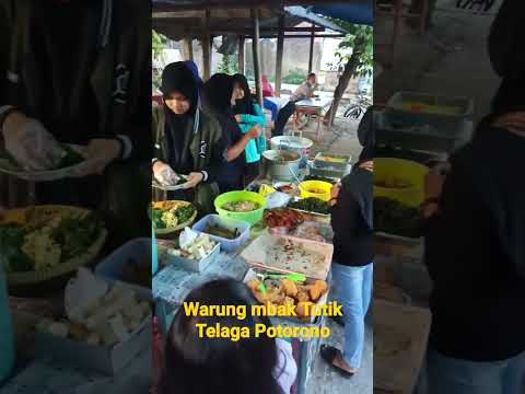 Warung mbak Tutik di area Telaga Potorono