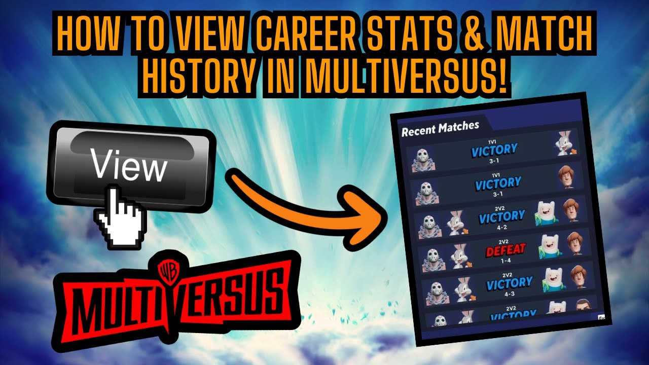 How to View Career Stats & Match History in MultiVersus (Easy Tutorial ...