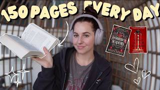 I tried reading 150 pages every day for week