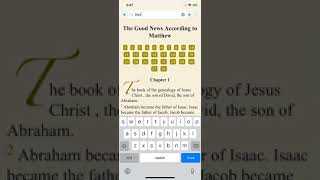 iPhone X app preview The Holy Bible (classic) screenshot 3