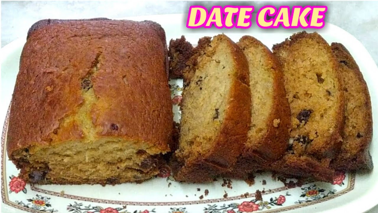 Date Cake Healthy Cake Recipe Dry Fruits & Nuts Cake Soft Date